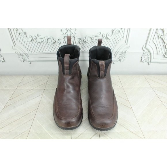 LL Bean Brown Leather Rugged Traverse Insulated Chelsea Trail Boots 11 M - Picture 5 of 10